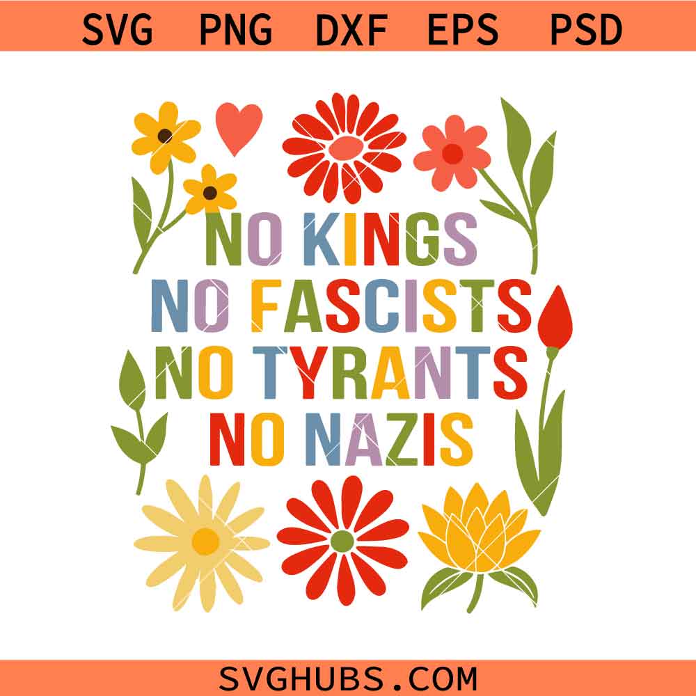 We the People Serve No Kings in America svg, No Kings in America Protest svg