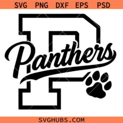 Panthers svg, Panthers Logo svg, anthers Mascot Baseball svg, Basketball svg, Football svg