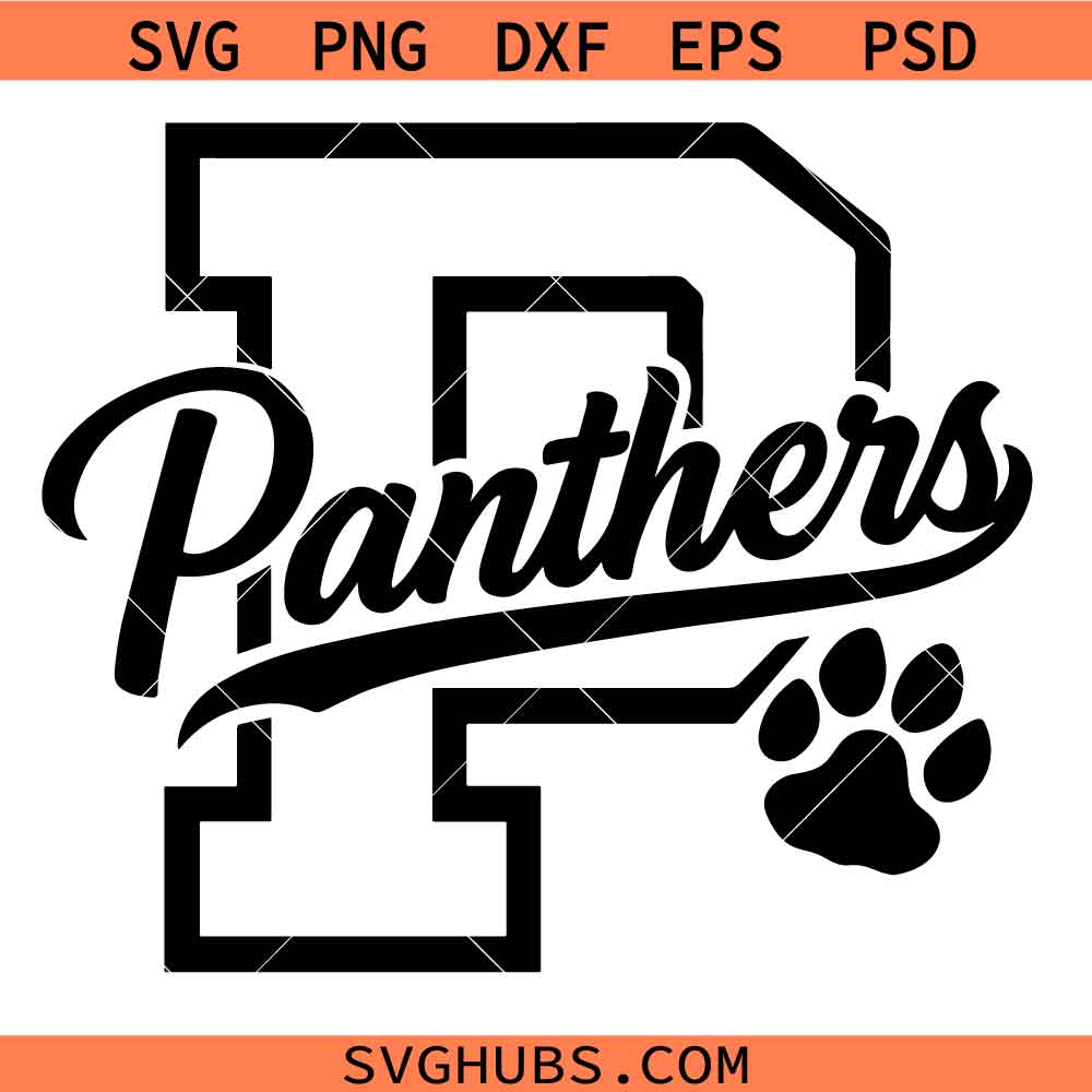 Panthers svg, Panthers Logo svg, anthers Mascot Baseball svg, Basketball svg, Football svg