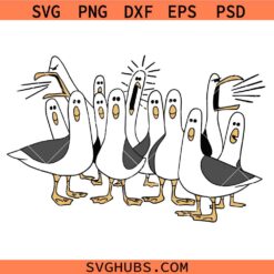 Personalized Seagull SVG, Seagulls SVG, Personalized Seagull PNG