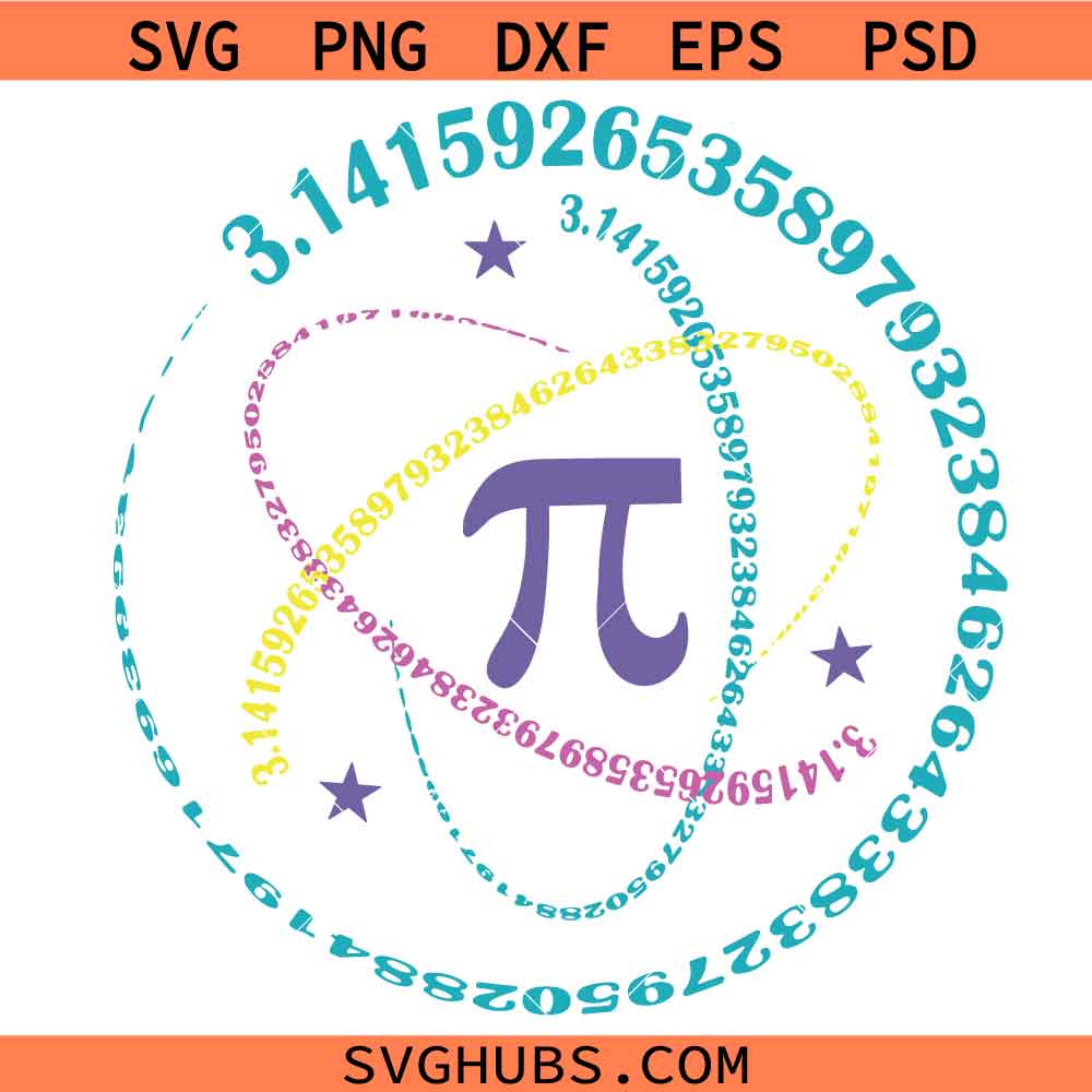 Pi Day SVG, Happy Pi Day SVG, Math Teacher Svg, Elementary School Teacher Svg, Pi Svg