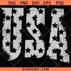 Retro USA SVG, Patriotic Stars Svg, 4th Of July Svg, Patriotic Shirt SVG