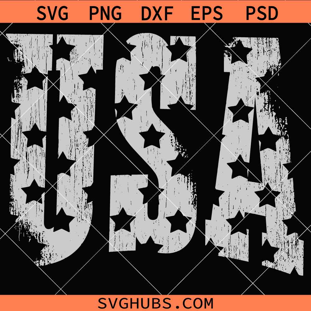 Retro USA SVG, Patriotic Stars Svg, 4th Of July Svg, Patriotic Shirt SVG