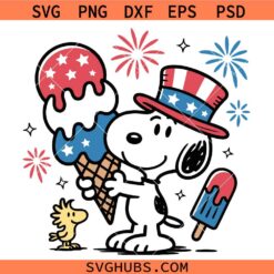 Snoopy dog 4th of July SVG, Snoopy Independence Day Svg, 4th Of July Svg