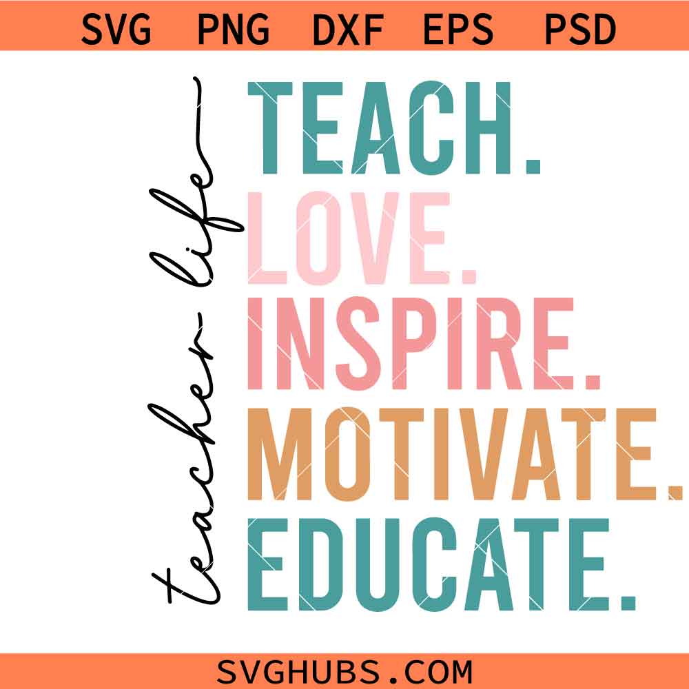 Teacher Svg, Teacher Appreciation Svg, School Svg, Teacher Wildflowers svg