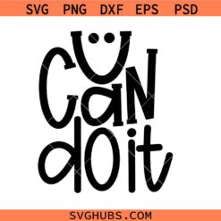You can do it svg, Motivation svg