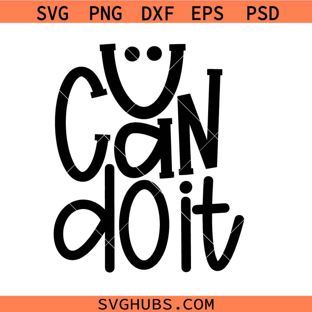 You can do it svg, Motivation svg