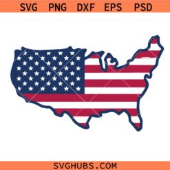 United States Shape clipart svg, American flag svg, Us flag svg, American svg