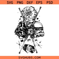 Vintage Star Wars SVG, Darth Vader Svg, Galaxy Wars SVG