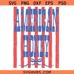 Western Striped American Honey SVG, American Honey Svg, 4th of July Svg, Patriotic Svg