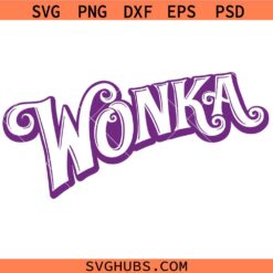 Wonka logo SVG, Wonka Movie Logo Vector SVG, willy wonka tee svg