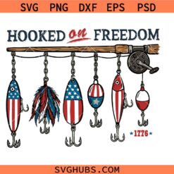 4th of July Fishing Lure PNG SVG, Patriotic Fishing svg, Red White Blue Fisherman svg