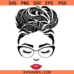 Empowered Black Woman SVG, African American SVG, Afro Queen SVG