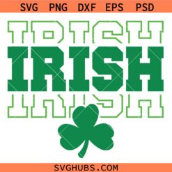 Irish Clover Leaf SVG, Trefoil Svg, Saint Patricks Day Svg, Four Leaf Svg