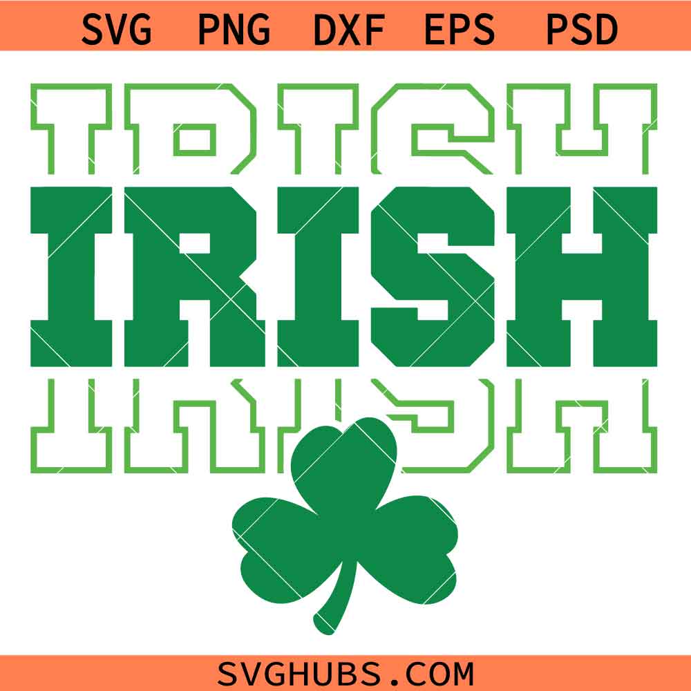 Irish Clover Leaf SVG, Trefoil Svg, Saint Patricks Day Svg, Four Leaf Svg