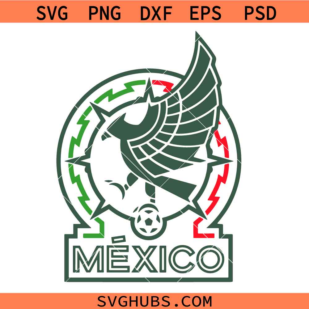 Mexico Soccer Logo SVG PNG, 2026 Soccer Cup svg png, Mexico Soccer Emblem svg png