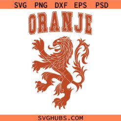 Dutch Oranje Lion SVG, Dutch Republic Lion SVG, Netherlands national football team SVG