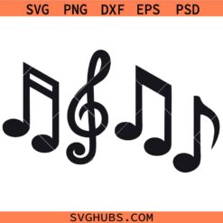 Music Notes SVG, Music Svg, Music Symbols Svg, Music Lover SVG