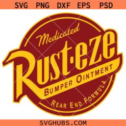 Rust-Eze Medicated Bumper Ointment Rear End Formula SVG, Rust-eze SVG