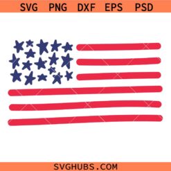 Stars and Stripes SVG, Independence Day Svg, America Svg