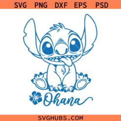Stitch Ohana Svg, Lilo and Stitch SVG, Stitch SVG, Ohana means family svg
