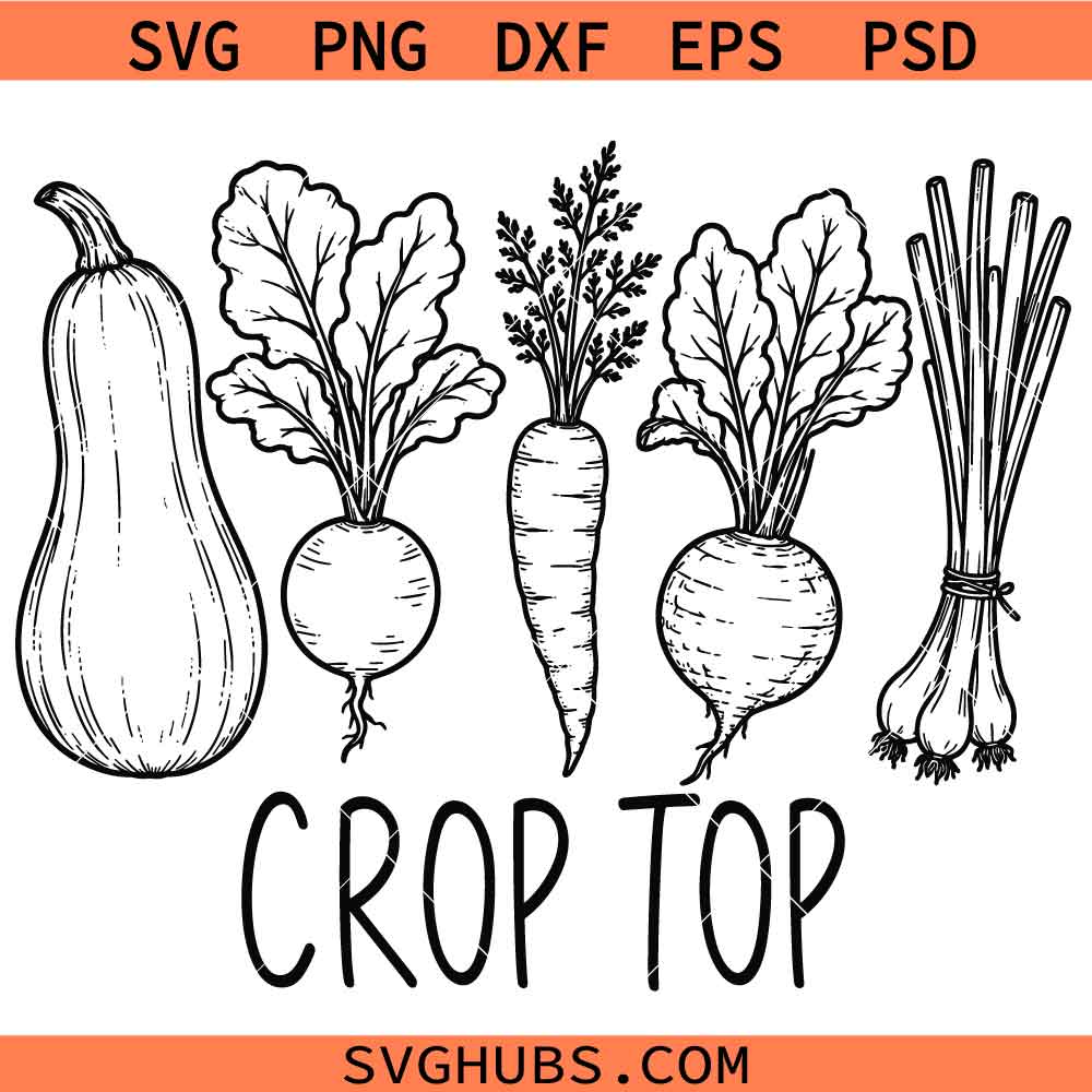Crop Top Funny Gardening SVG, funny farm quote SVG, funny farm svg, gardening shirt svg