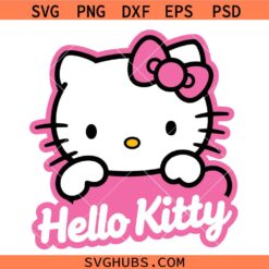 Hello Kitty SVG, Hello kitty Character SVG, Sanrio SVG, Kawaii SVG, Hello Kitty Cartoon svg