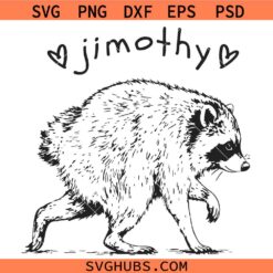 Jimothy Raccoon SVG, Seattle Raccoon SVG, Viral Racoon Clipart SVG