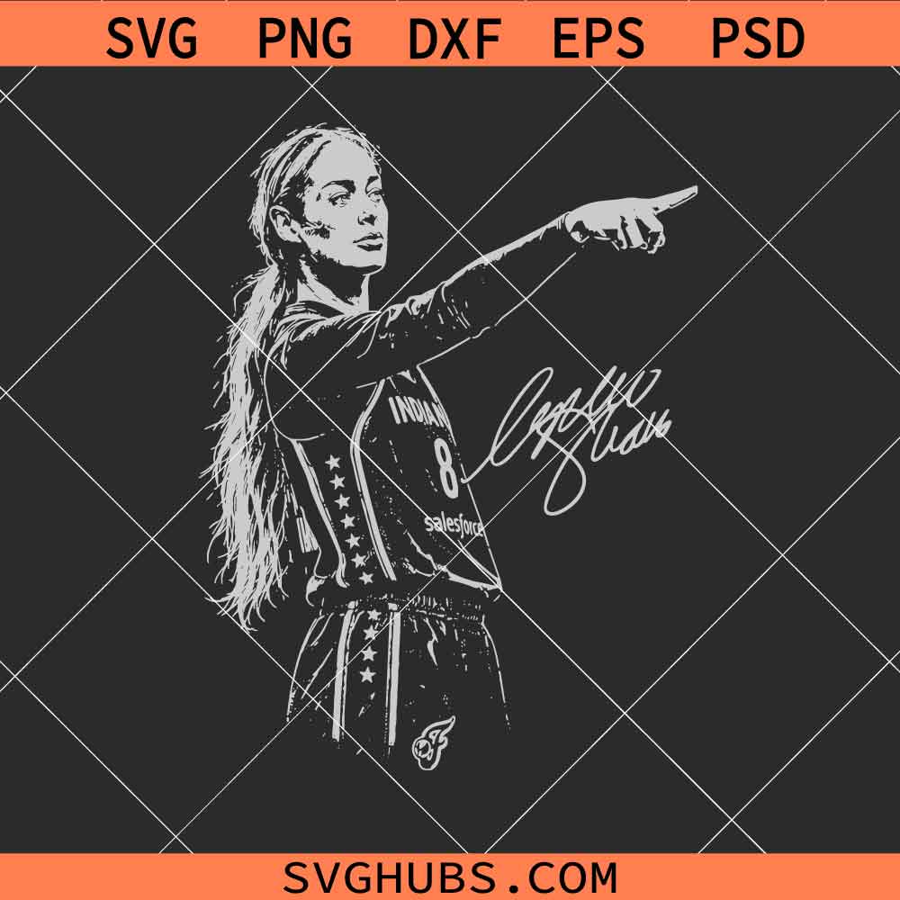 Sophie Cunningham SVG, Basketball Player SVG, Indiana Fever SVG, WNBA Commissioner's Cup SVG