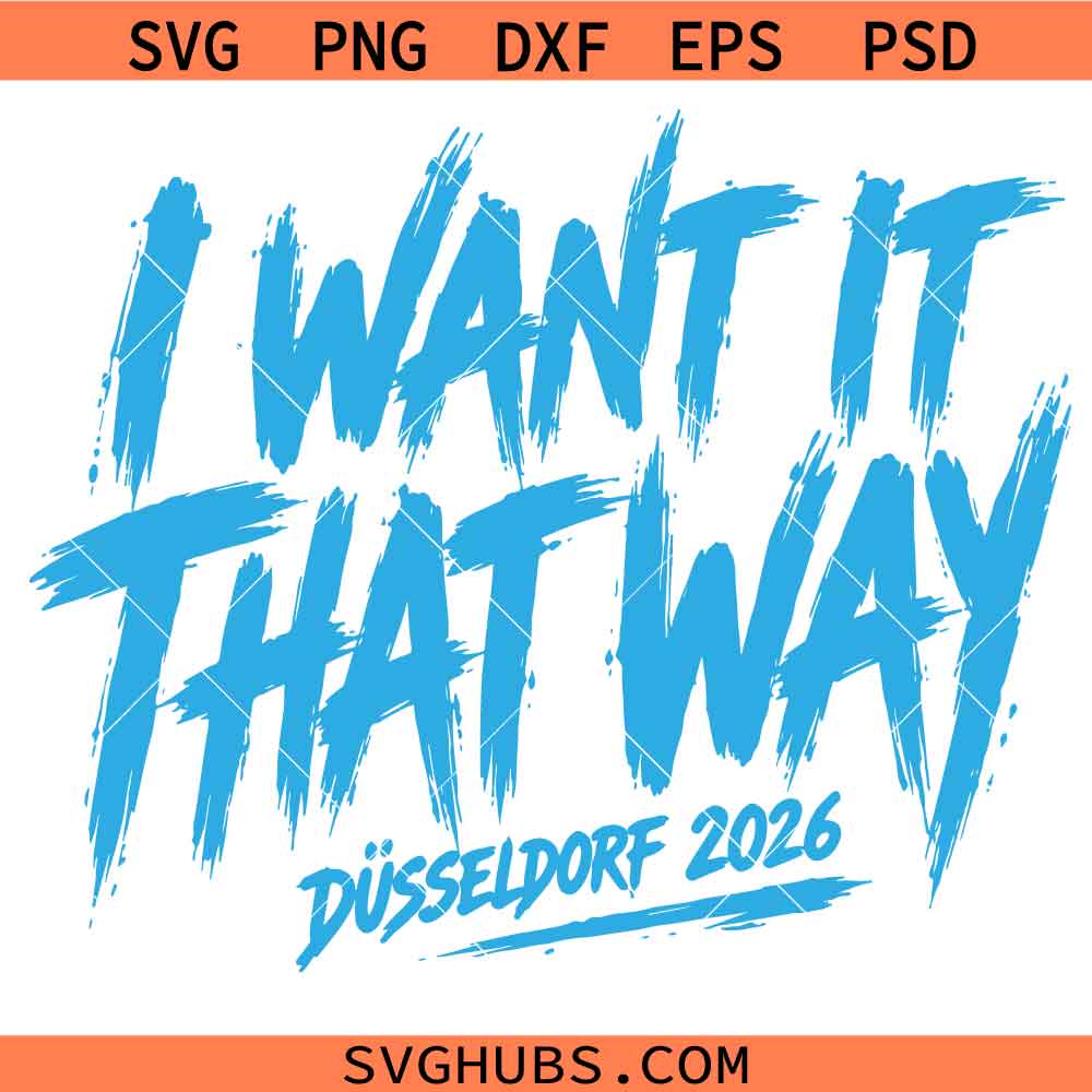 Backstreet Boys Düsseldorf 2026 I Want It That Way Svg, into the millennium SVG
