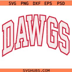 Dawgs SVG, Bulldogs Game Day SVG, School Spirit SVG, Varsity Dawgs SVG