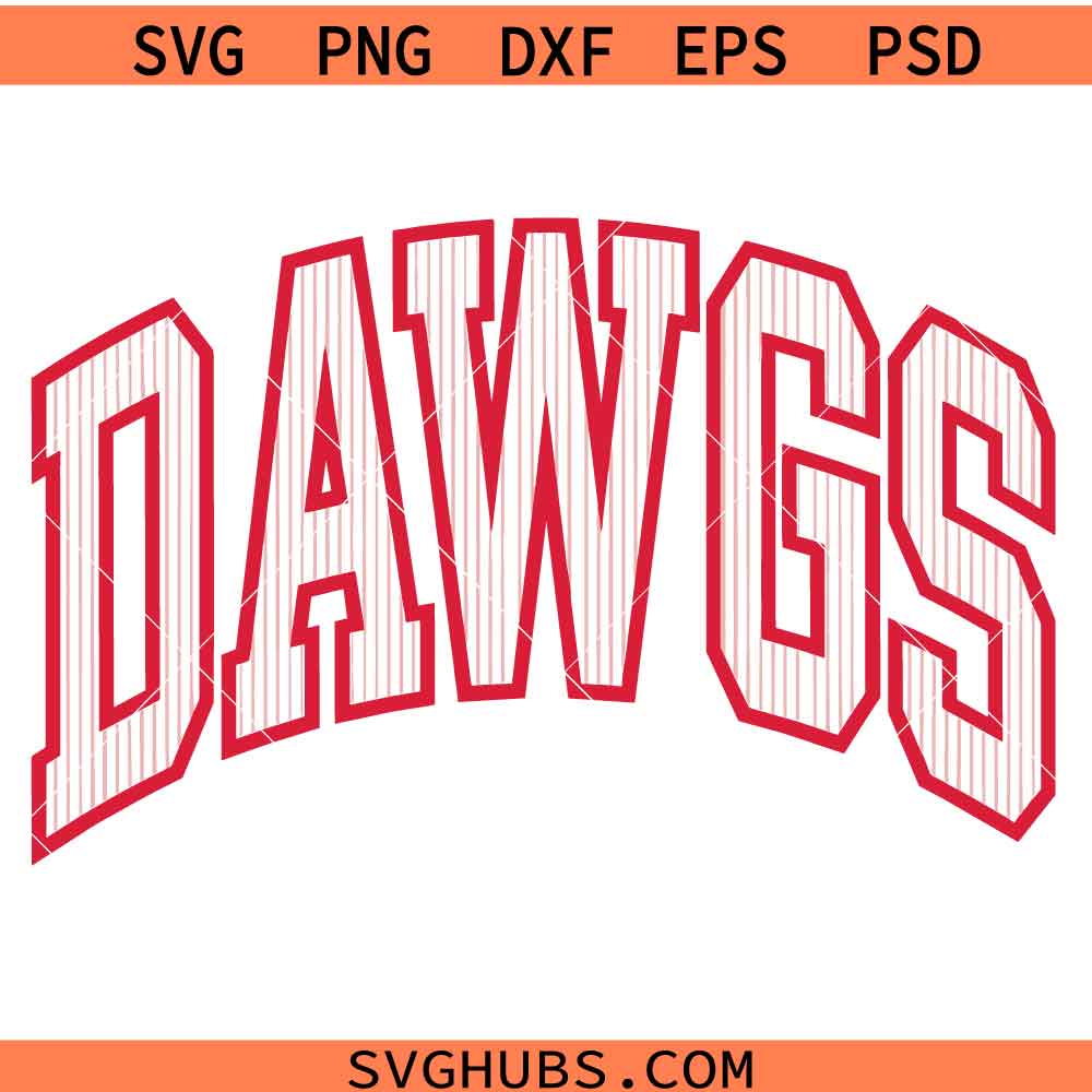 Dawgs SVG, Bulldogs Game Day SVG, School Spirit SVG, Varsity Dawgs SVG