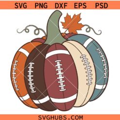Football Fall Pumpkin SVG, Tis the Season SVG, Autumn Game Day SVG