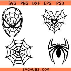 Spiderman Superhero Icons SVG, Spiderman svg, Superhero Vector SVG, Marvel SVG