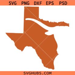 Texas Longhorns SVG, Texas Map SVG, Texas Football SVG, Hook Em Texas SVG  
