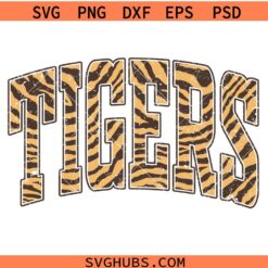 Tigers Mascot SVG, Varsity Sports Clipart SVG, Tigers Mascot SVG, Game Day Shirt SVG