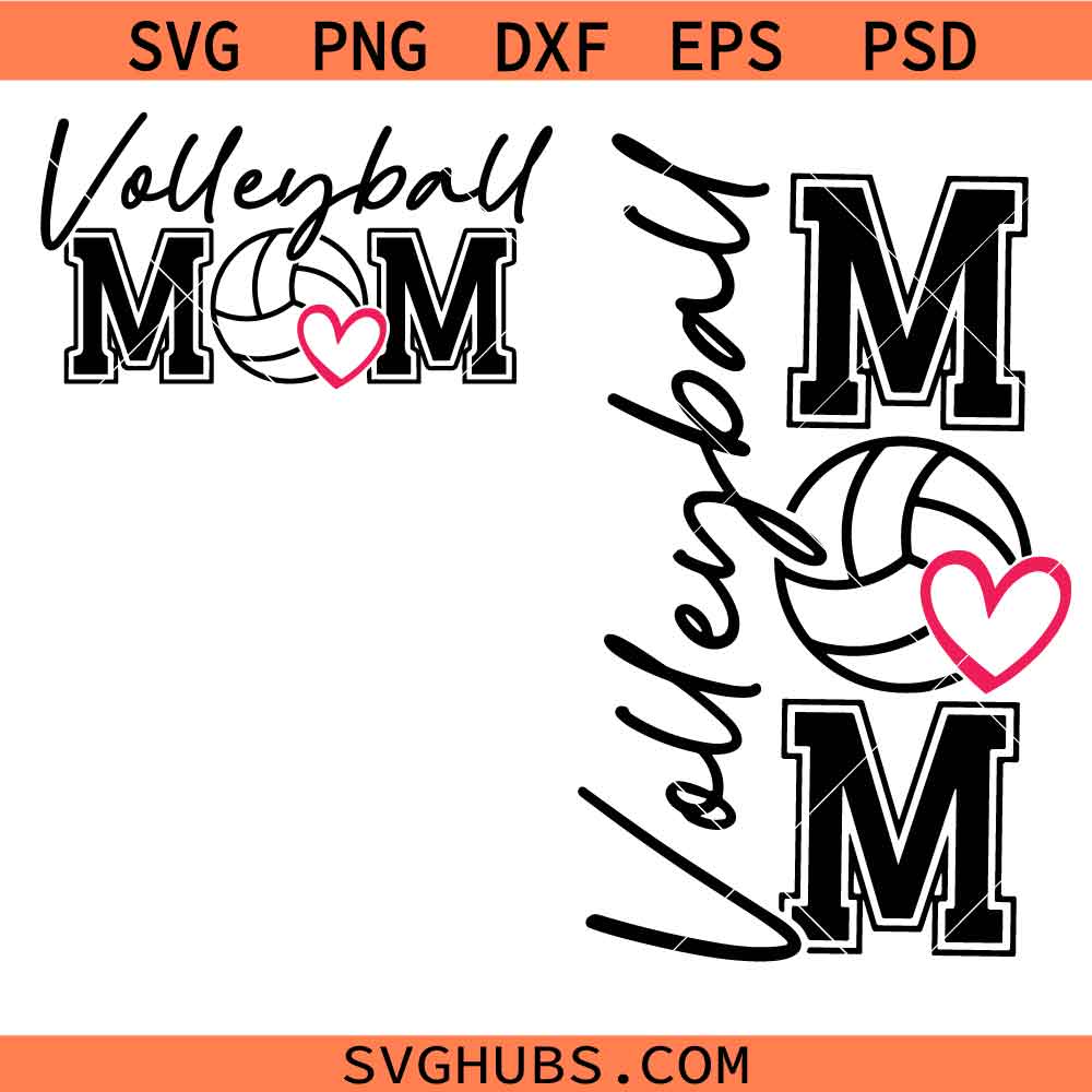 Volleyball Mom SVG, Volleyball Mom Shirt Svg, Volleyball Lover Svg, Volleyball Mama Svg