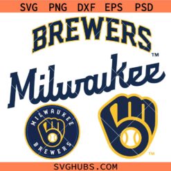 Milwaukee Brewers SVG PNG, Brewers Logo png svg, Milwaukee Baseball svg, gameday svg bundle
